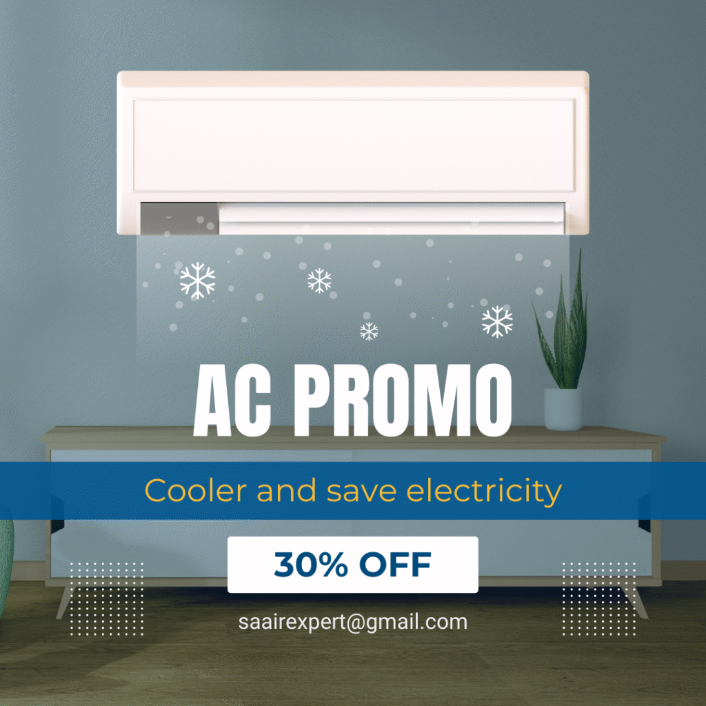 dark air conditioning promo instagram post